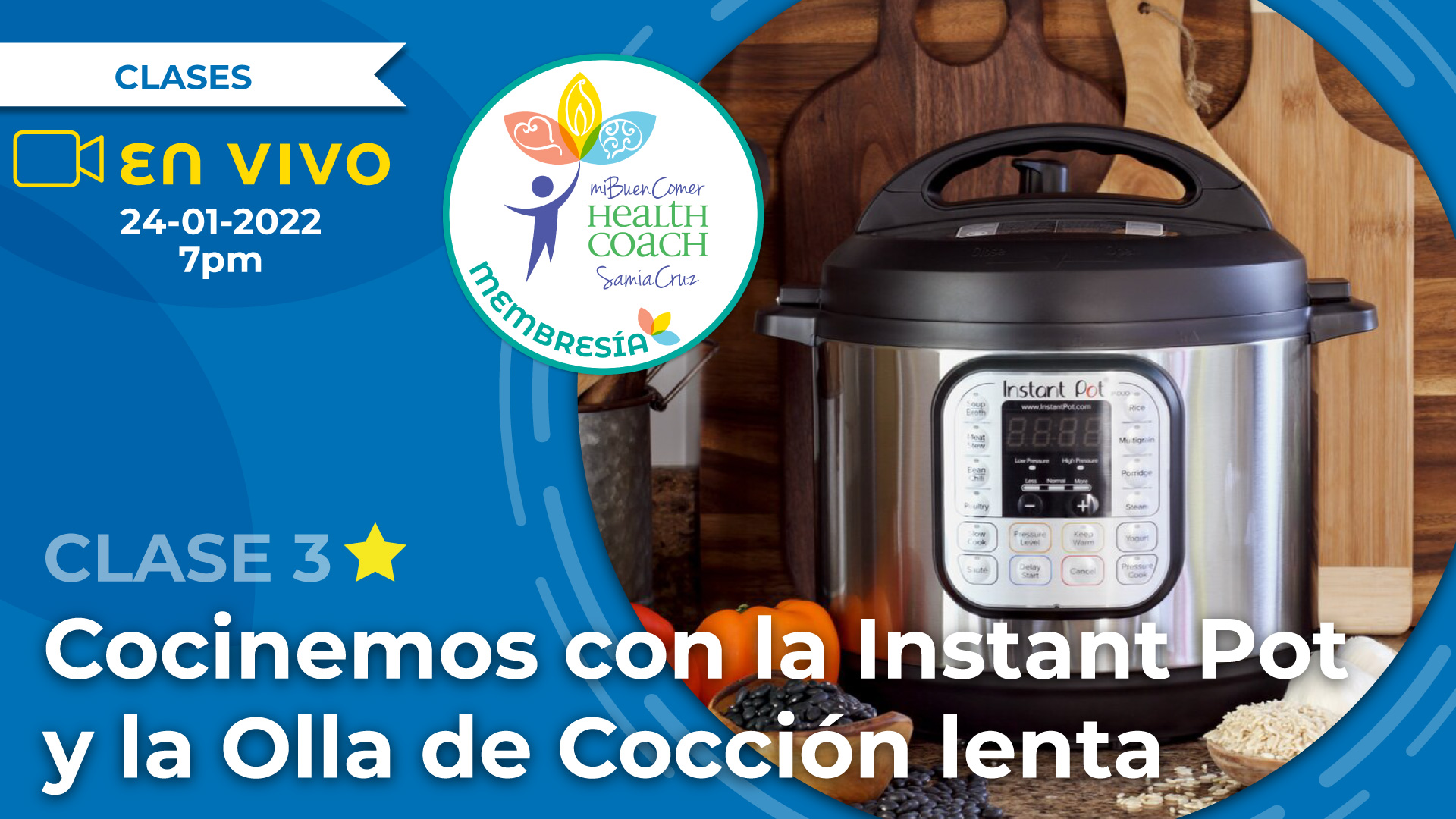 [CLASES] Cocinemos con la Instant Pot y la Olla de Cocción lenta