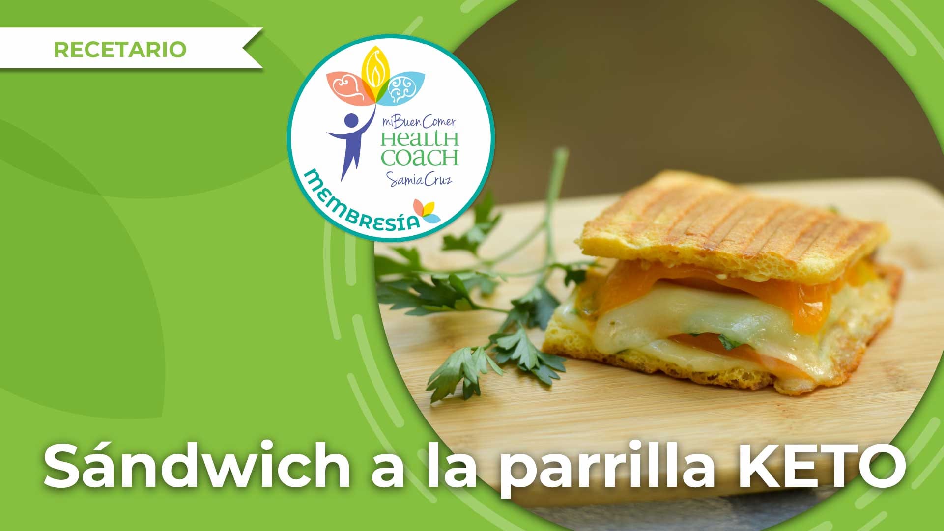 Sándwich a la parrilla KETO